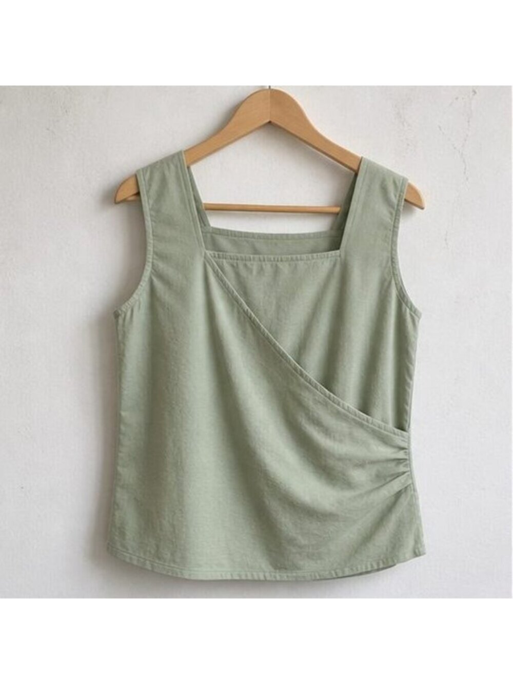 Sage Ruffle Blouse